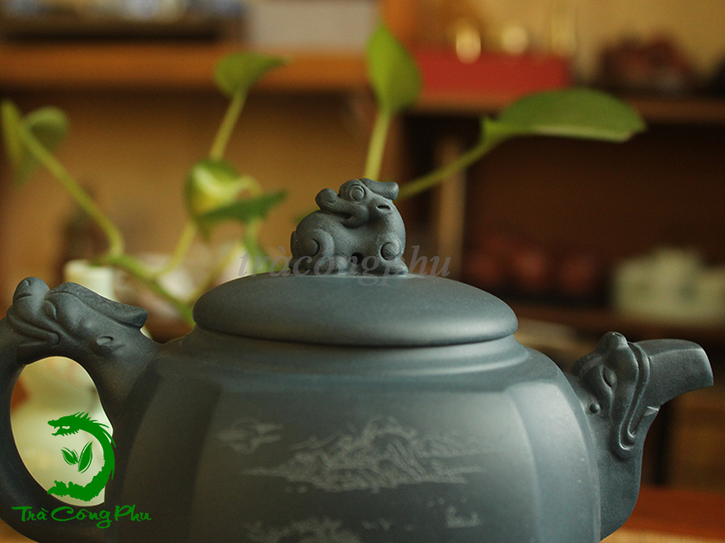 Ấm tử sa Á minh tứ phương ATS1118